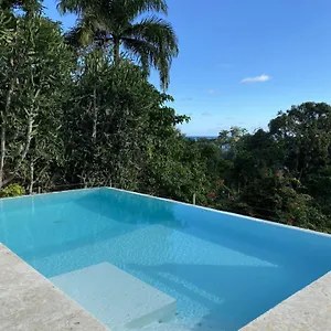 Propiedad De Alto Standing Con Vista Al Mar, Piscina, Tenis, Hasta 12 Personas Las Terrenas